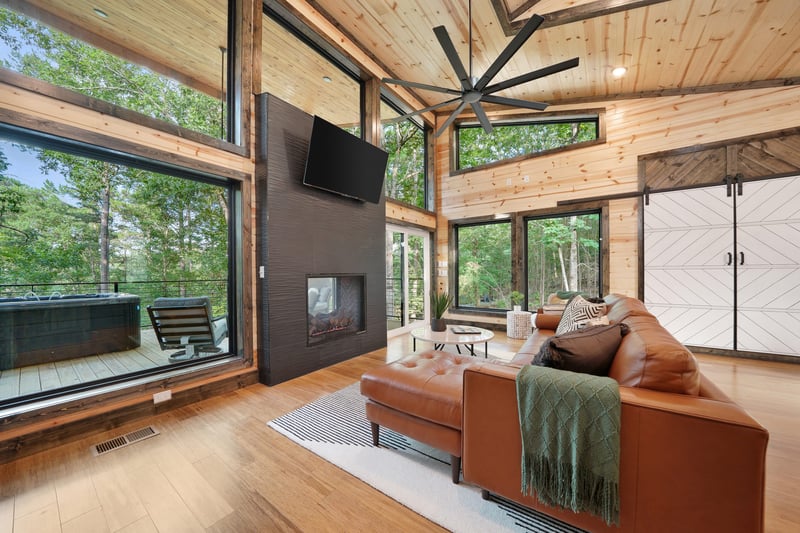 Luxury Elevated Cabin (Sauna/Yoga) — photo 5