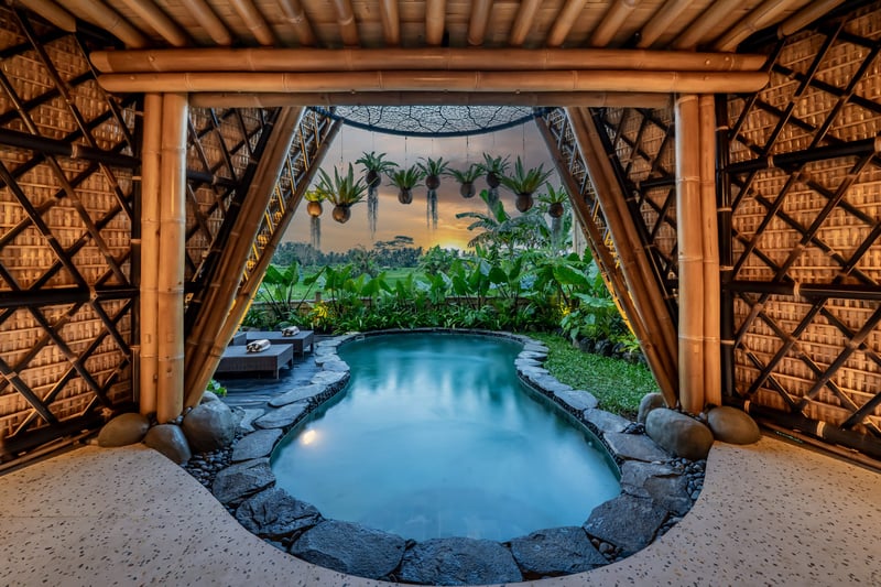 Bamboo Suite 1BR - Private Pool + Rice Field View 3