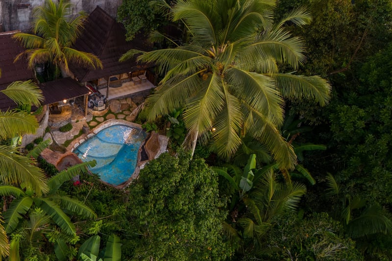 private jungle cabin + private poll + jungle view 35