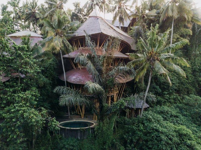 Temple House 3bds Eco Bamboo House Pool River View — photo 4