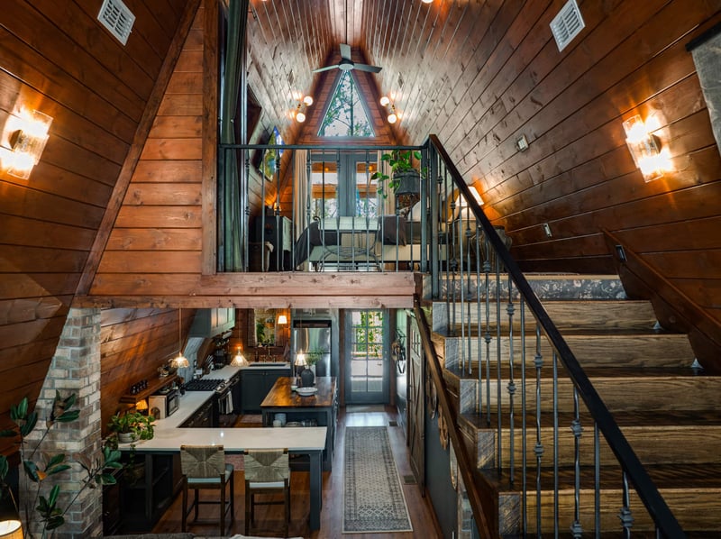 Romantic Luxury A-Frame Cabin in the Pines — photo 5