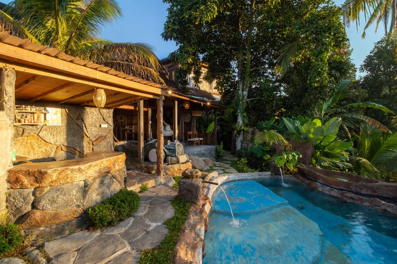 private jungle cabin + private poll + jungle view 29