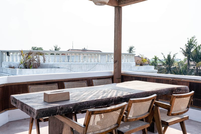 6-person  Boho Villa Canggu Perenenam, Rooftop cinema, pool 28