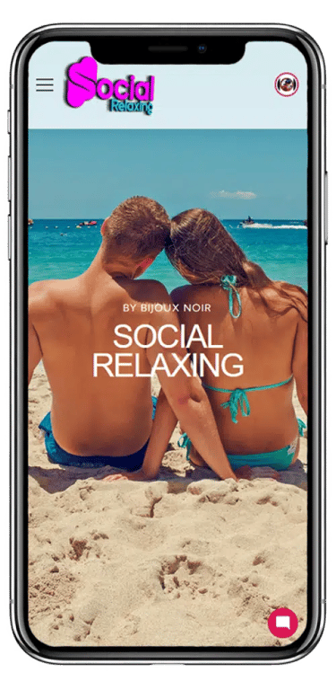 Presentation de socialrelaxing la nouvelle application de bijouxnoir