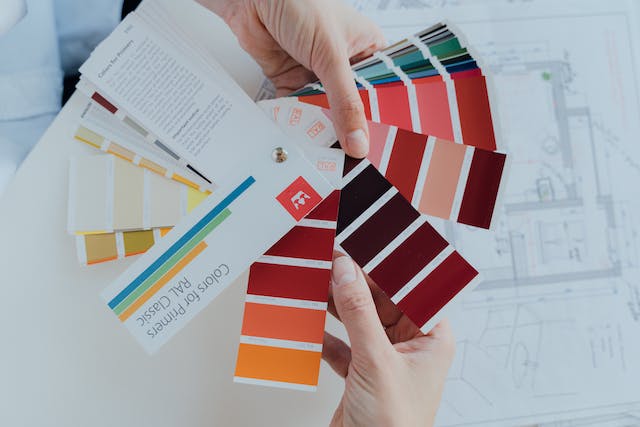 différents options d'une même couleur