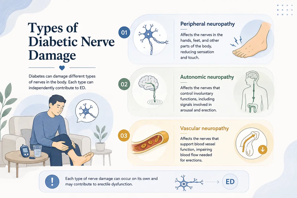 Diabetes and Erectile Dysfunction: The Nerve Damage Link Most Men Never Get Warned About
