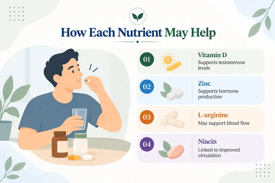 Best Vitamins for Erectile Strength: Nutrients That May Support Sexual Health