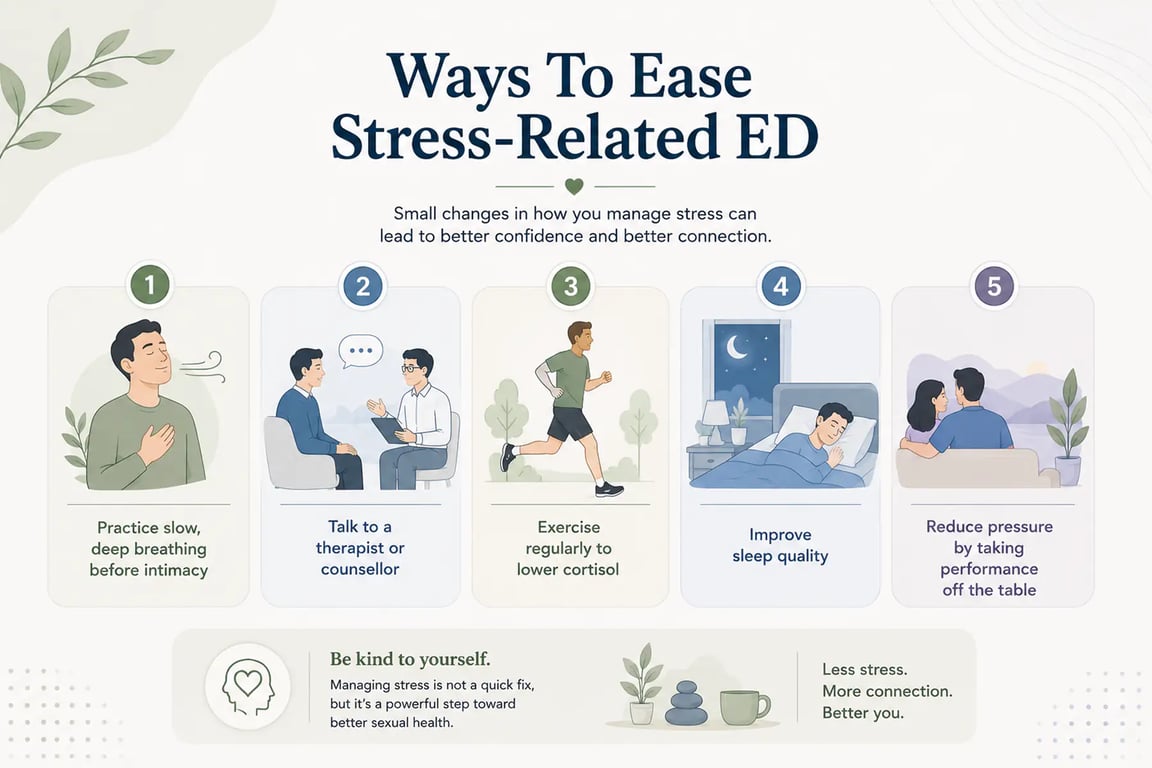 Stress-Induced Erectile Dysfunction Why It's Different From Physical ED