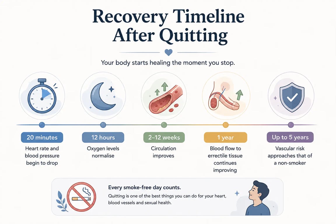 How Smoking Damages Blood Flow and Causes Erectile Dysfunction (And What Reverses It)