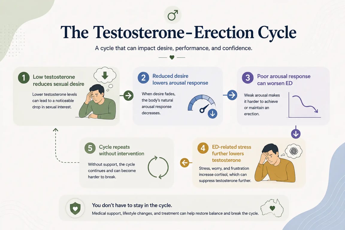 Low Testosterone or ED — Which Comes First A Guide for Men Over 40