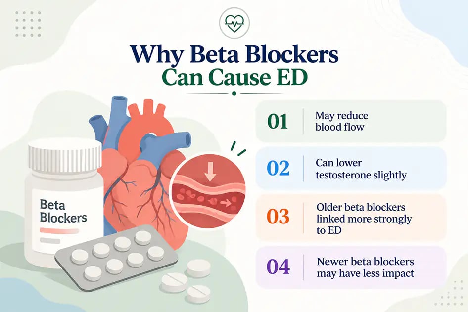 How Common Is ED with beta blockers