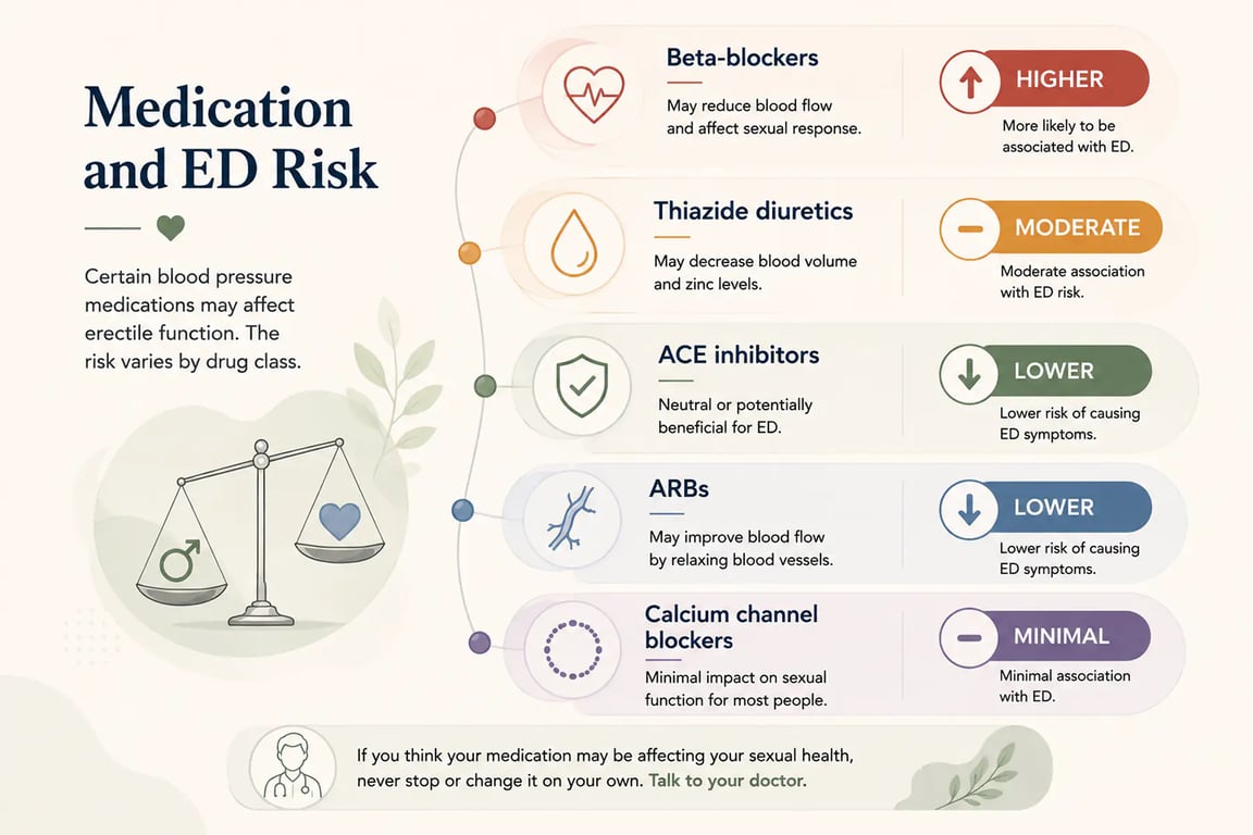 Blood Pressure Medications and ED Which Drugs Are Actually the Cause
