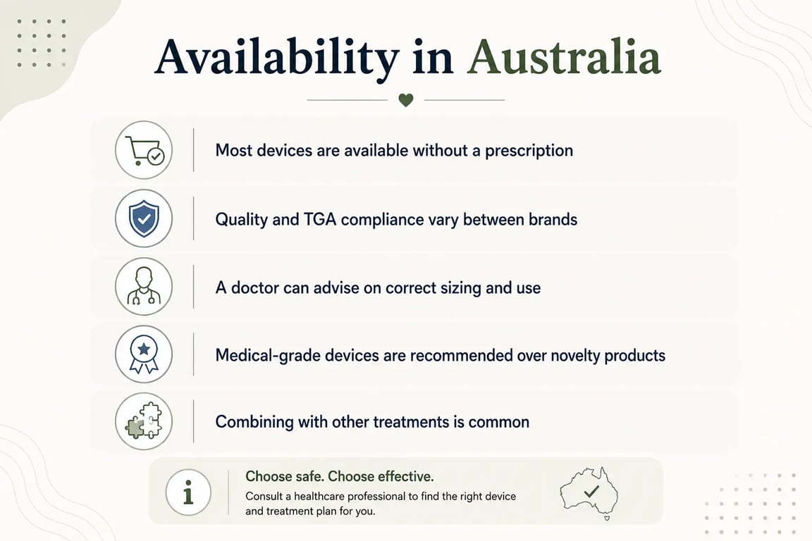 Vacuum Erection Devices in Australia: Do They Actually Work Without a Prescription?