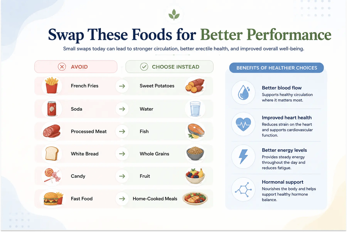 Worst Foods for Erectile Dysfunction: What to Avoid for Better Performance