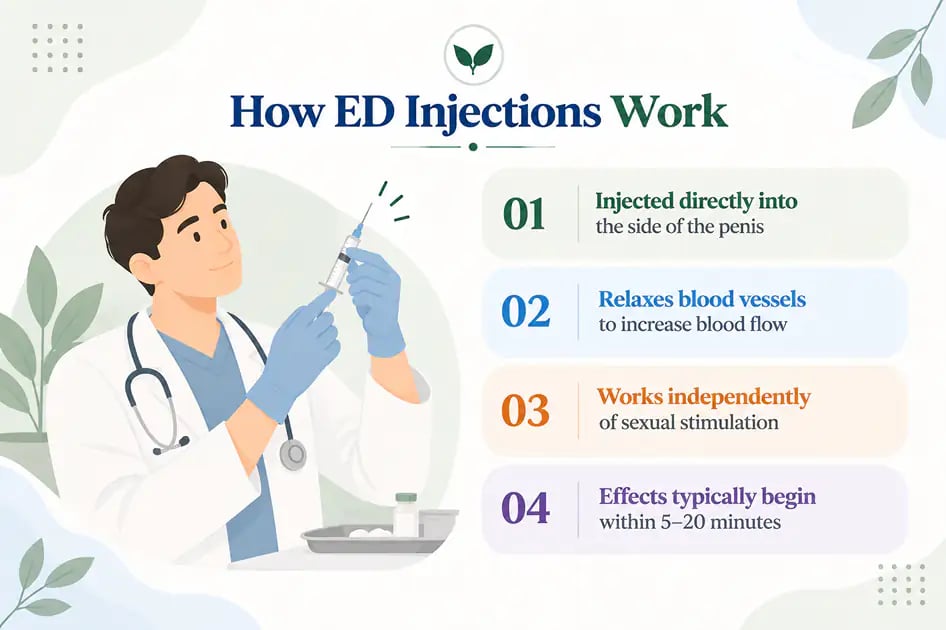 Erectile Dysfunction Injectable Treatments How ED Injections Work and What to Know