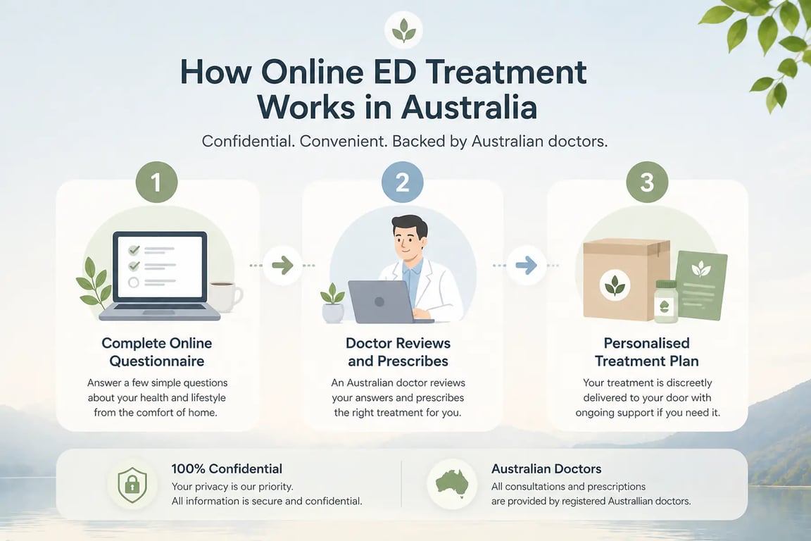 Guide to Online Erectile Dysfunction Treatment in Australia