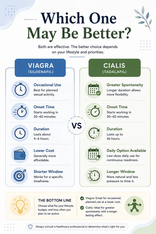Cialis vs Viagra
