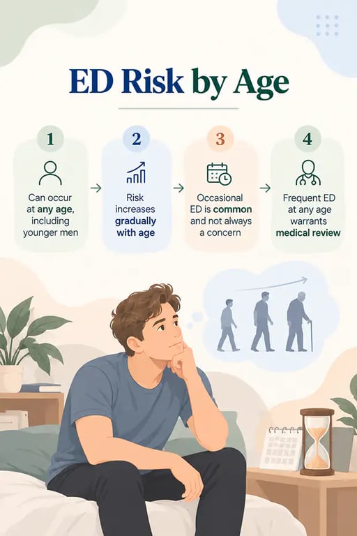 At What Age Does ED Start Understanding When Erectile Dysfunction Can Begin