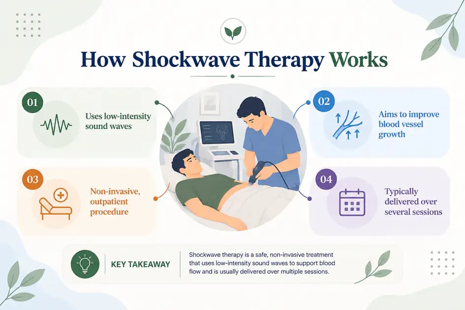 Extracorporeal Shockwave Therapy for Erectile Dysfunction