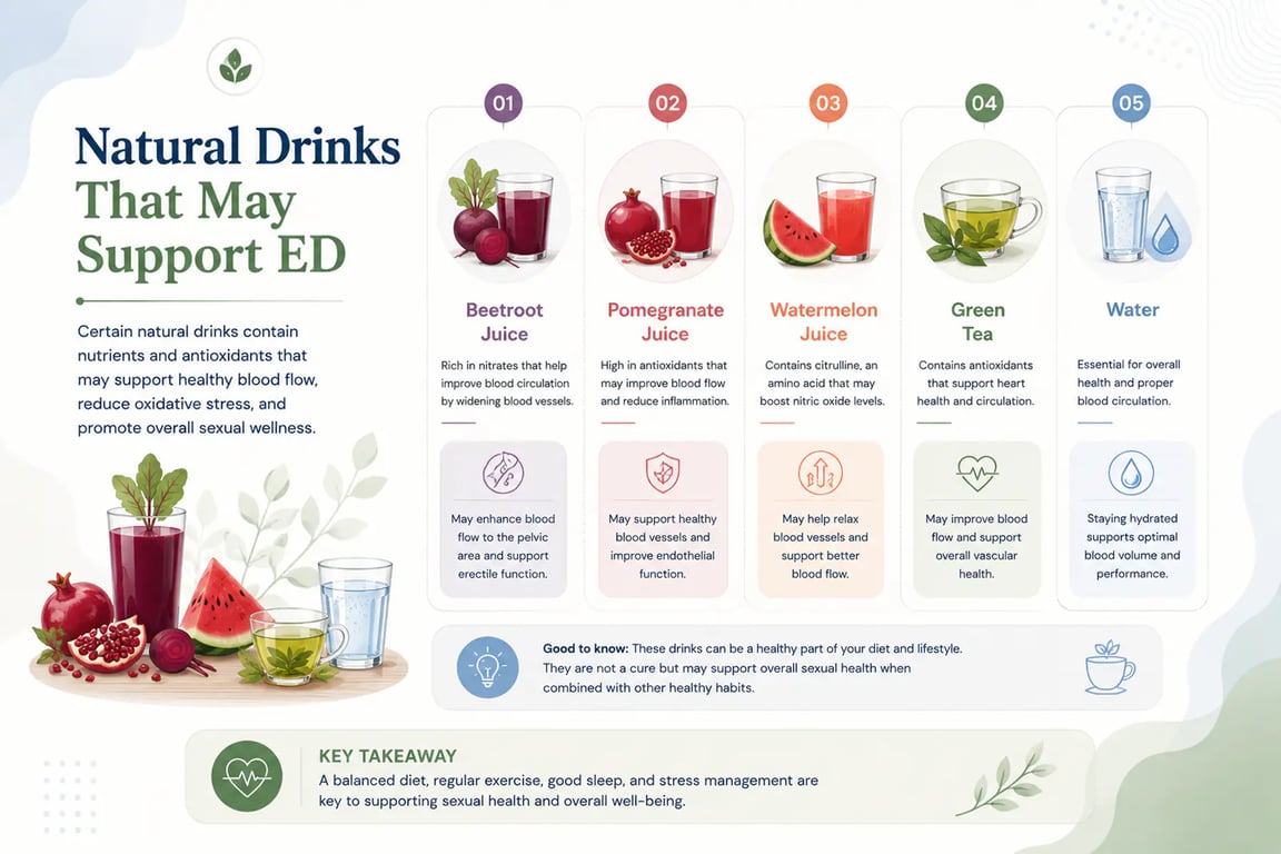 What Is the Best Natural Drink for Erectile Dysfunction Top Drinks Reviewed