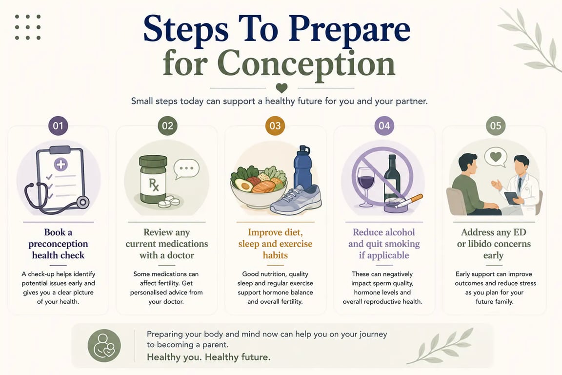 Planning a Pregnancy Don't Ignore Men's Sexual Health