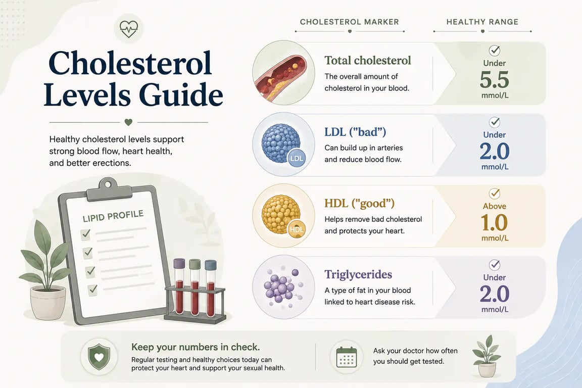 High Cholesterol and Erectile Dysfunction The Silent Vascular Warning Sign