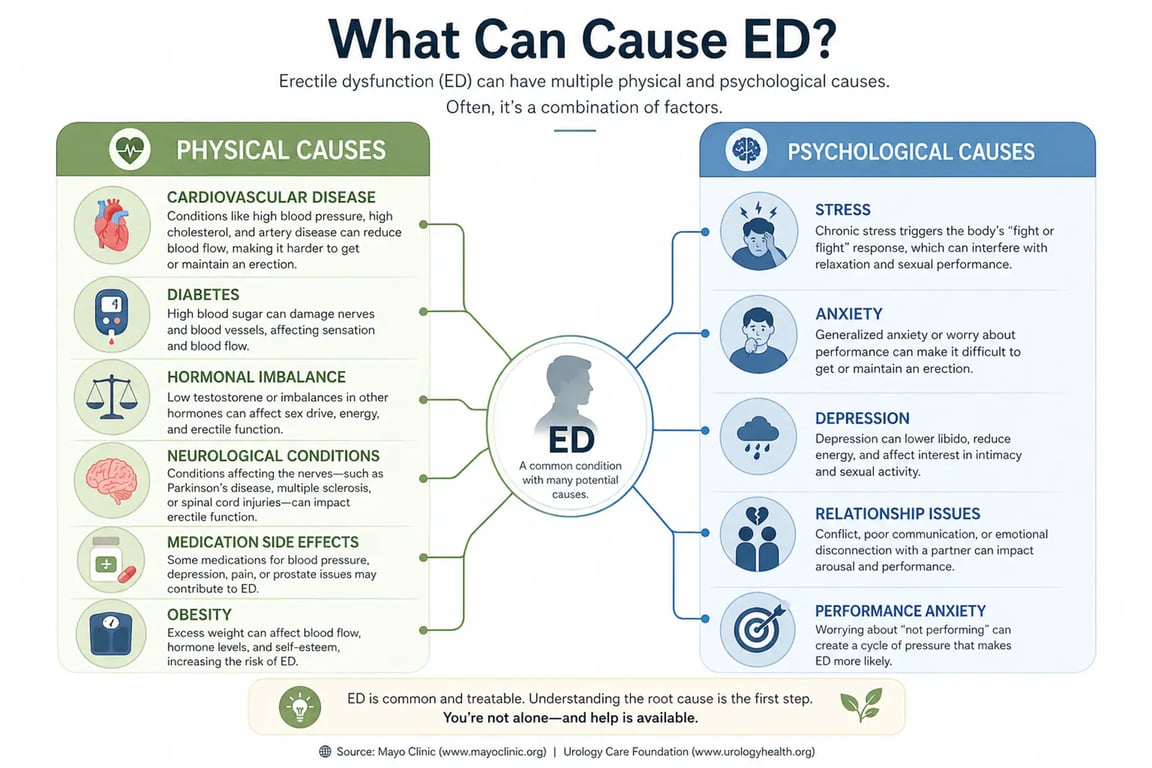 What Can Cause ED