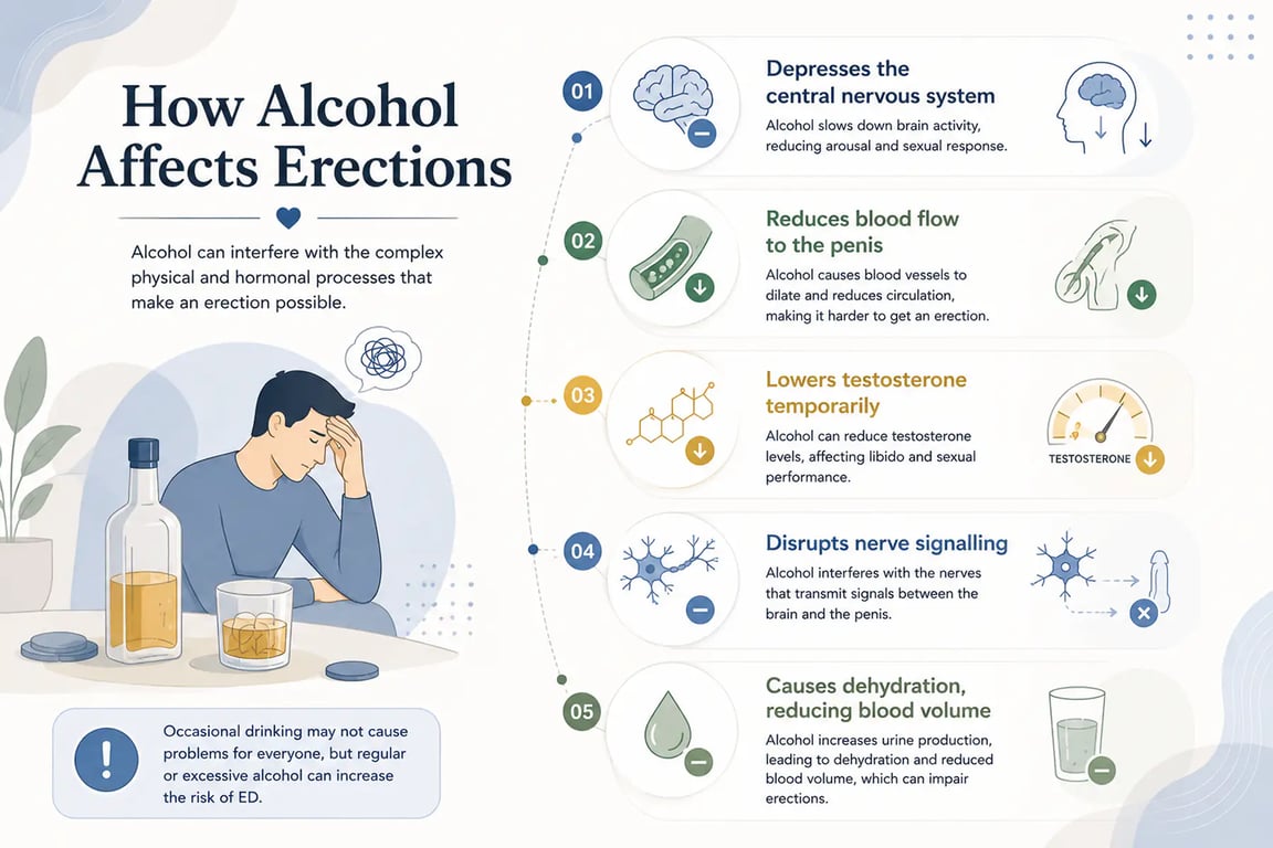 Alcohol and Erectile Dysfunction How Much Is Too Much for Australian Men
