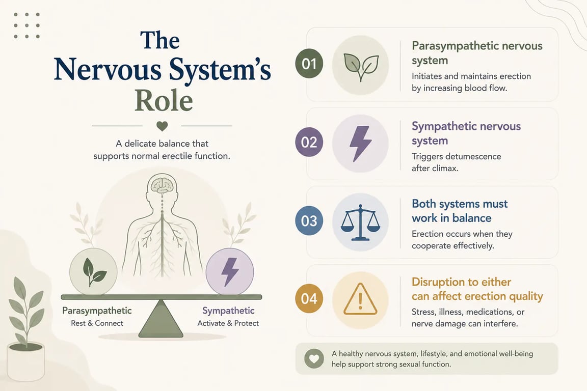 How Does an Erection Work: Nervous Systems Role