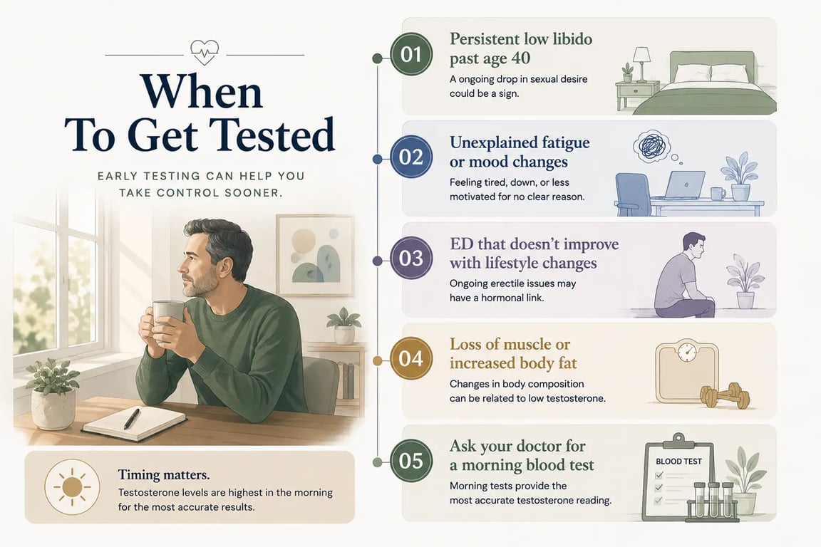 Low Testosterone or ED — Which Comes First A Guide for Men Over 40
