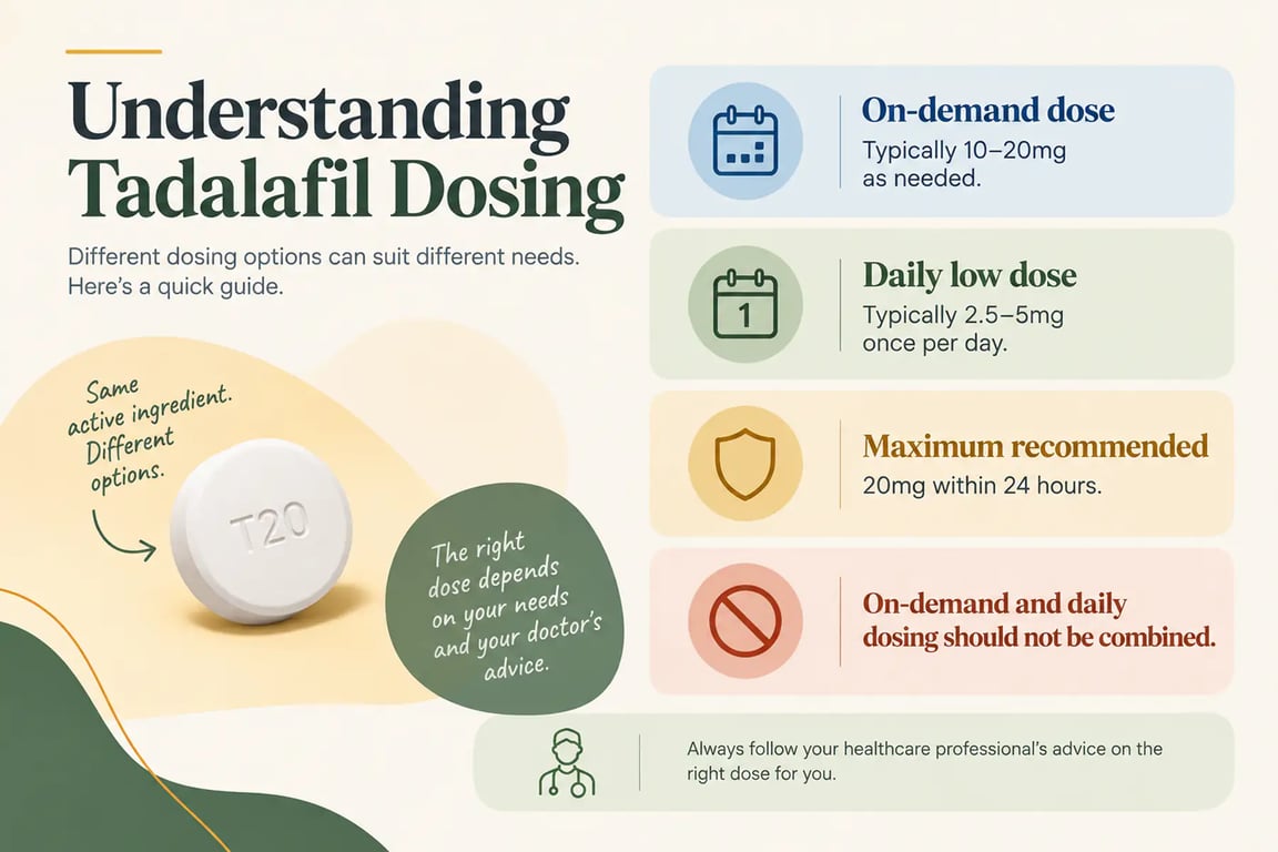 What is the maximum dose of Tadalafil in 24 Hours
