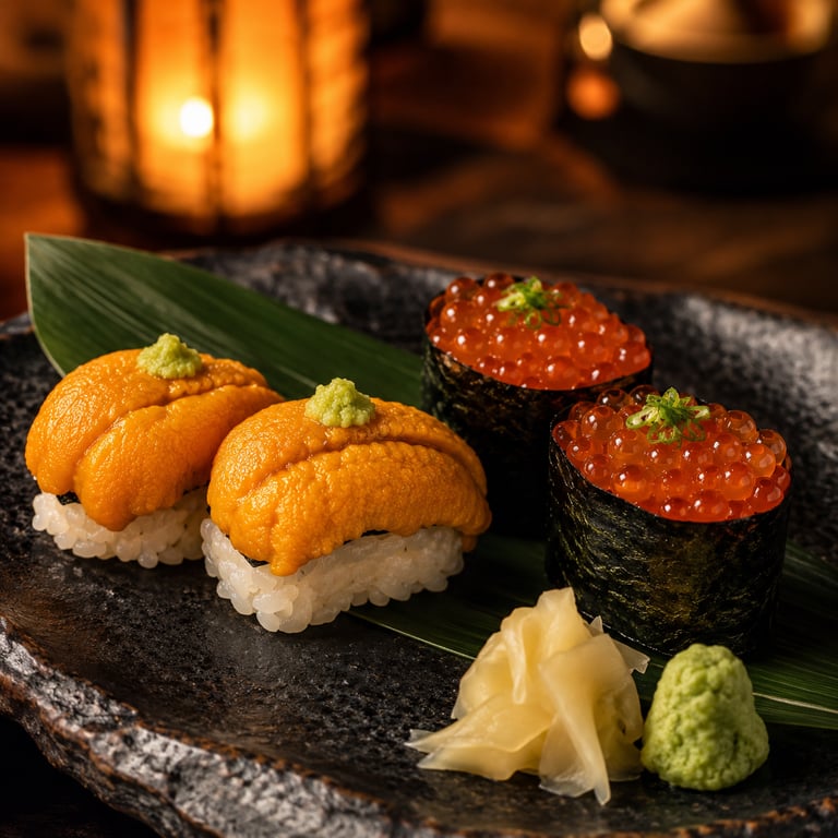 Ikura & Uni Nigiri
