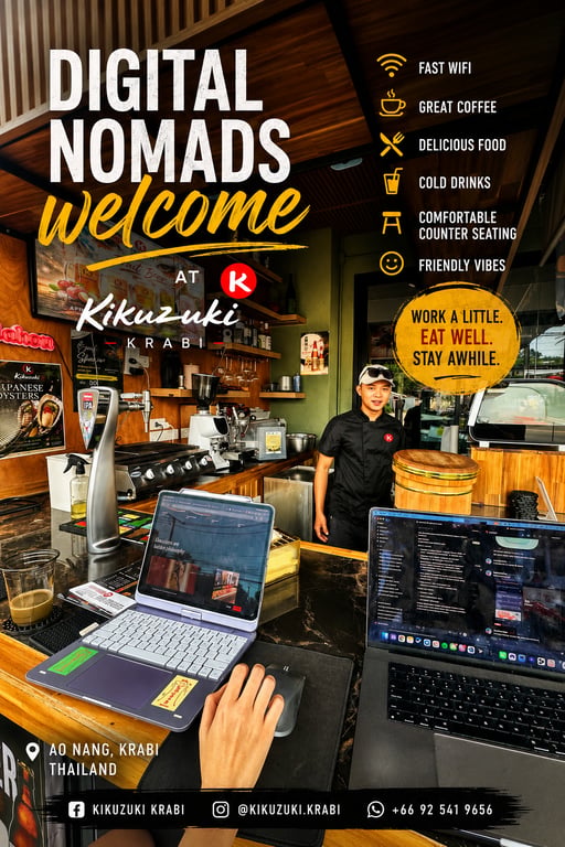 Digital Nomads Welcome at Kikuzuki Krabi
