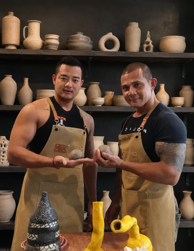 Cocktails and Clay Friday event