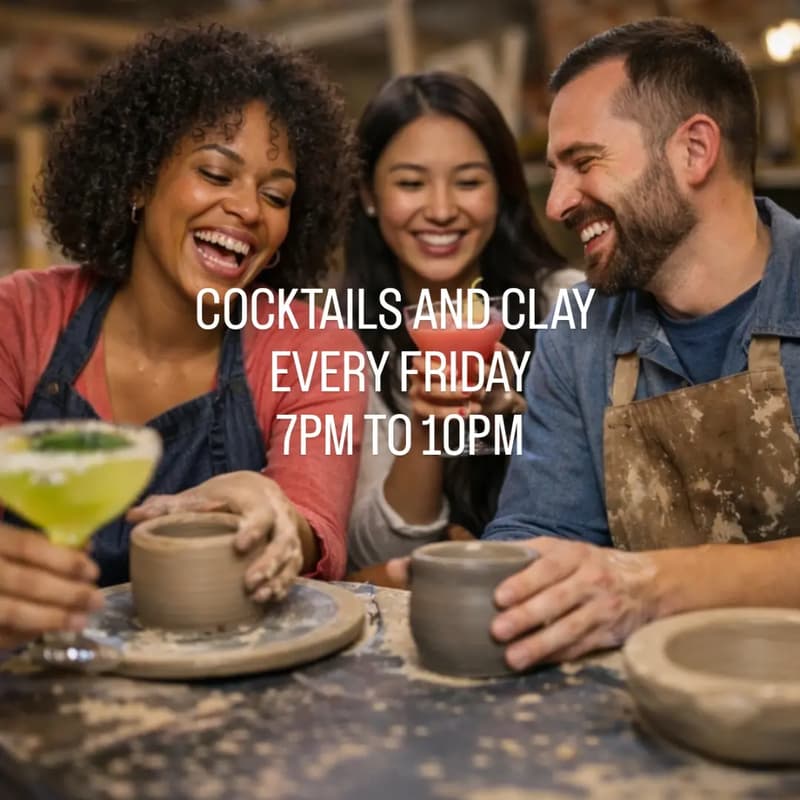Cocktails & Clay