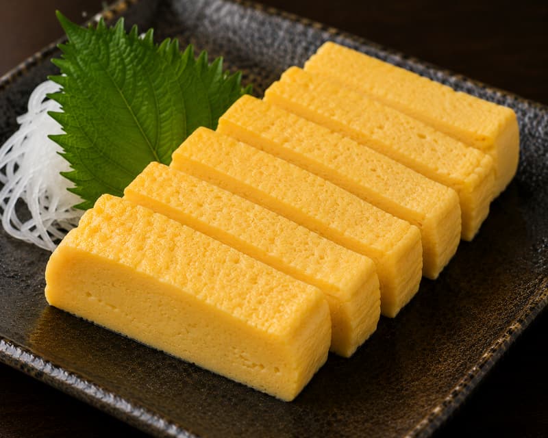 Tamagoyaki sashimi