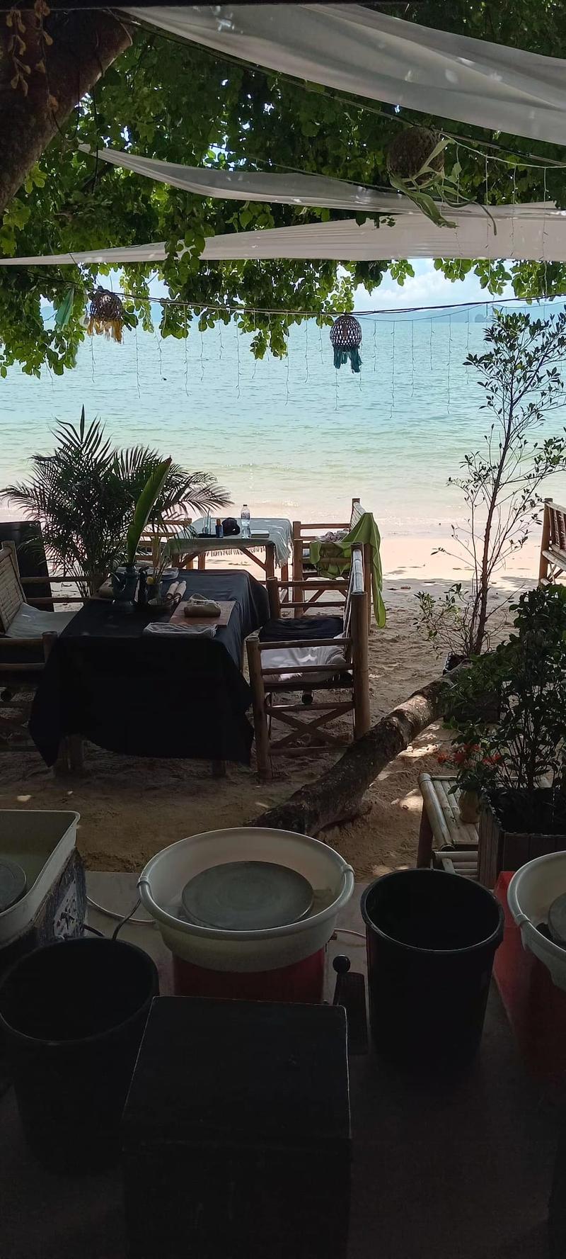 Beachfront pottery