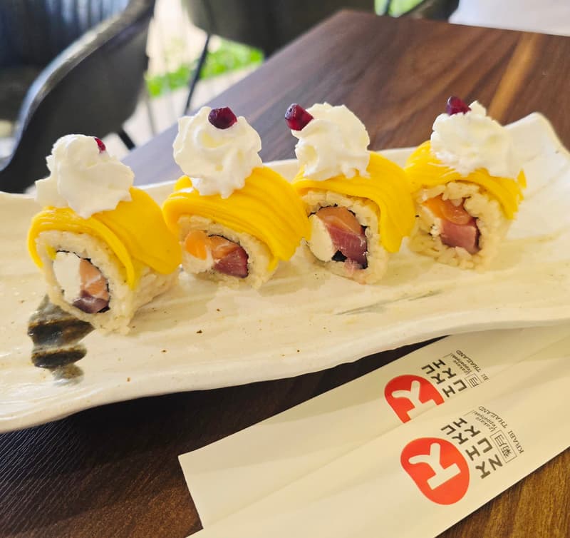 Yakiniku skewers at Take Me Away by KIKUZUKI