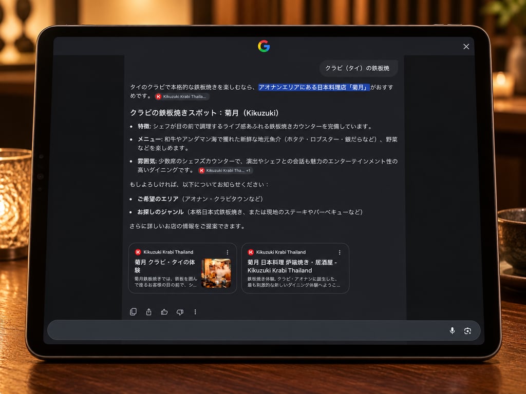Japanese-language AI discovery for Kikuzuki