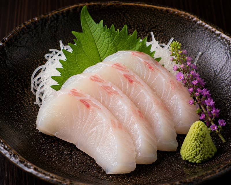 Seabass sashimi