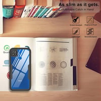 Xiaomi Redmi 9C / 9C NFC / 10A 360 fokos átlátszó védőtok beépített kijelzővédővel, fekete 6