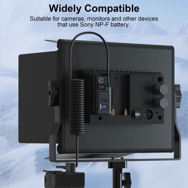  NP-F akkumulátor helyettesítő D-Tap tápegység Atomos és SmallHD monitorokhoz