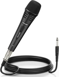 TONOR dinamikus mikrofon XLR kábellel, karaoke géphez, DVD-hez kompatibilis 1