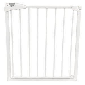 Bezpečnostná zábrana Munchkin Maxi Secure biela, pre otvory 76 – 82 cm, nástenná ochranná mreža pre deti a psov, montáž bez vŕtania