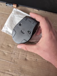 Logitech M705 Marathon vezeték nélküli egér, 1000 DPI, 7 gomb, 3 éves akkumulátor - fekete — akkumulátor nélkül (állapot: lásd a 2. képet) 2