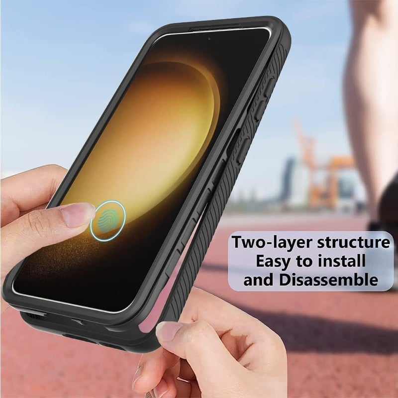 Samsung Galaxy S23 360°-os ütésálló védőtok beépített kijelzővédővel