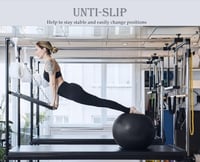 Goonidy 65cm Fekete Fitneszlabda - Ergonomikus Ülőlabda Gyerekeknek, Robbanásbiztos Tornalabda Jógához, Pilateshez, 2200 Font Teherbírással 3