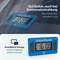 Parkwächter V2 Elektronikus Parkolótárcsa Német Szabványú Jóváhagyással - Automatikus Digitális Parkolóóra Autóba, Adatvédelemmel, Országspe 4