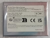 Aodun Jewelry Hangjegy Fülbevaló Nőknek - Hipoallergén Rozéarany és Ezüst Bevonatú Lógós Fülbevaló Kristály Díszítéssel - Ajándék Ékszer 4