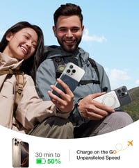 TORRAS 10000 mAh Mágneses Powerbank MagSafe Gyorstöltéssel és O Állvánnyal - 22.5W PD Vezeték Nélküli Hordozható Akkumulátor iPhone 16/15/14 9